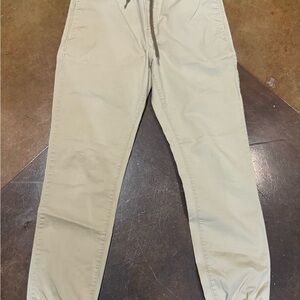 Aeropostale tan jogger size small.